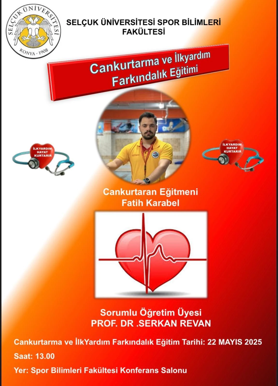  Can kurtarma ve İlkyardım Farkındalık Eğitimi